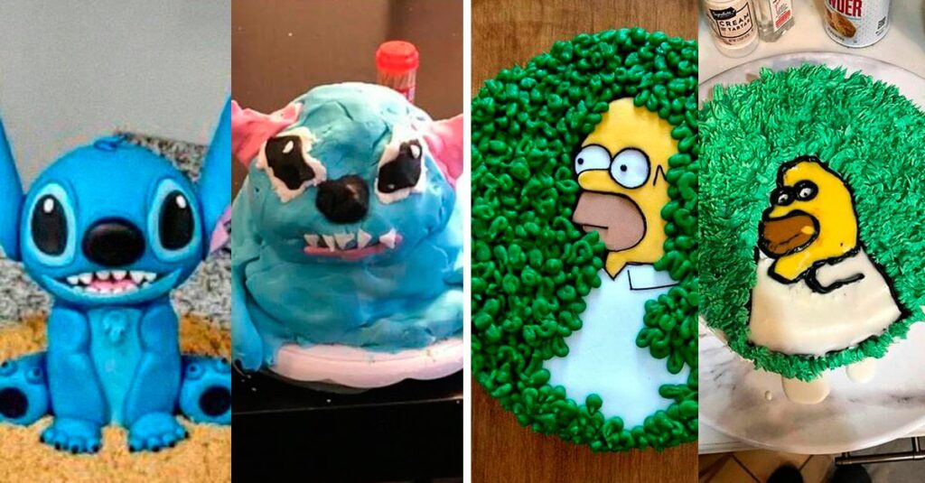 15 pasteles feos que nadie quiere tener en su cumpleaños