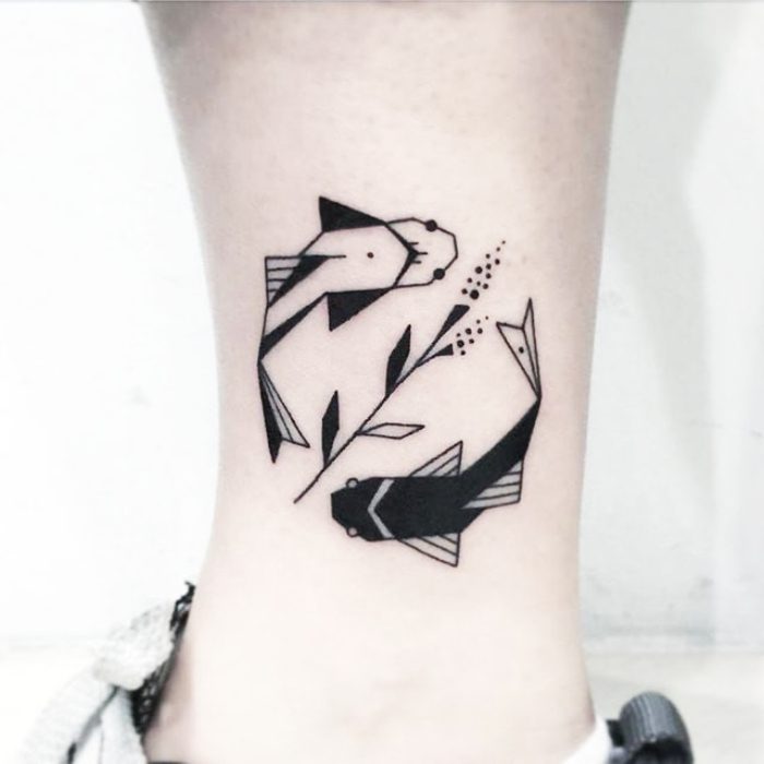 Tatuajes de peces koi