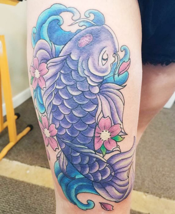 Tatuajes de peces koi