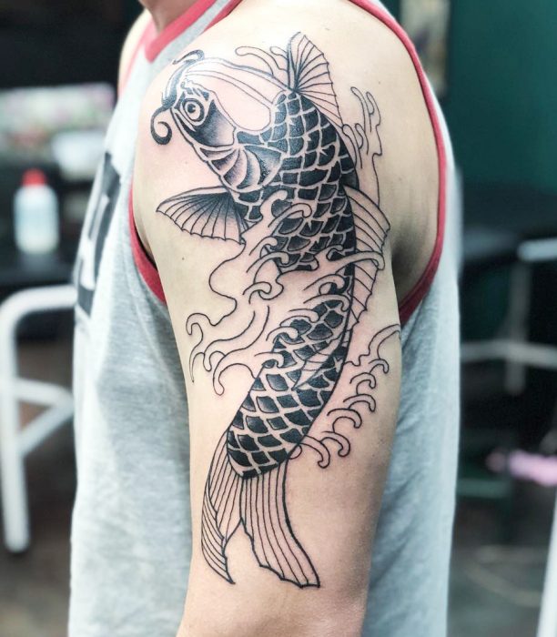 Tatuajes de peces koi