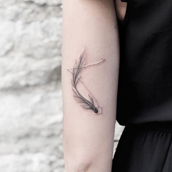 Tatuajes de peces koi