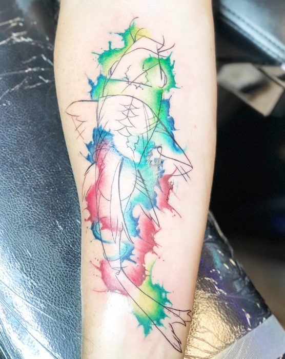 Tatuajes de peces koi