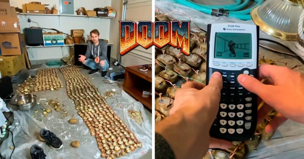 Instala Doom en una calculadora científica impulsada por patatas
