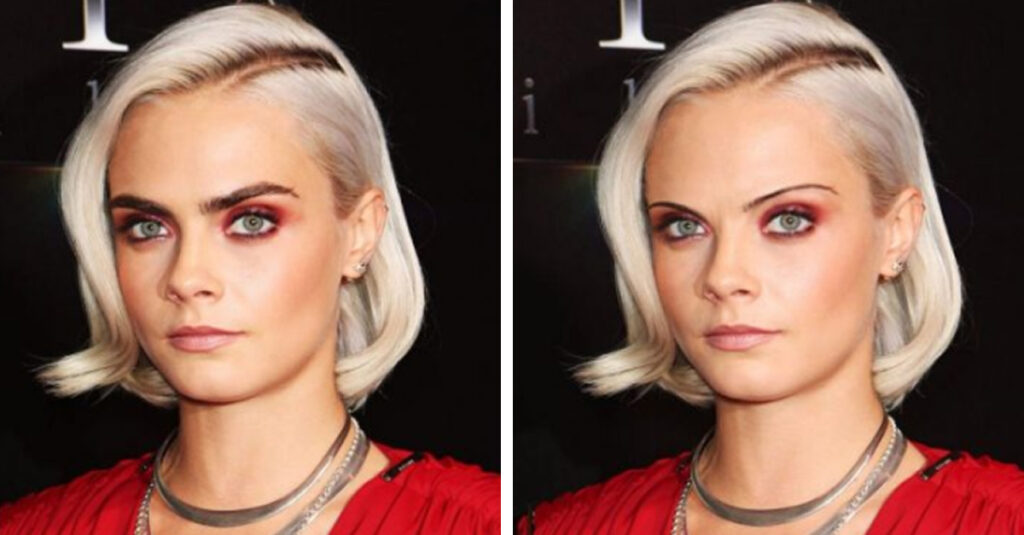 Así lucirían las celebridades con cejas finas de los 90