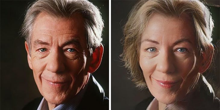 Ian McKellen de mujer 