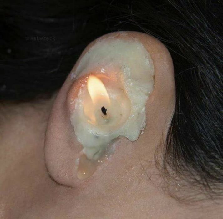 Vela en la oreja