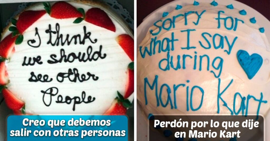 15 pasteles de excusa incómodos que no querrás recibir