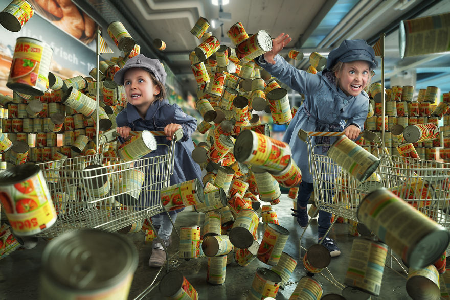 Fotógrafo de padre niña