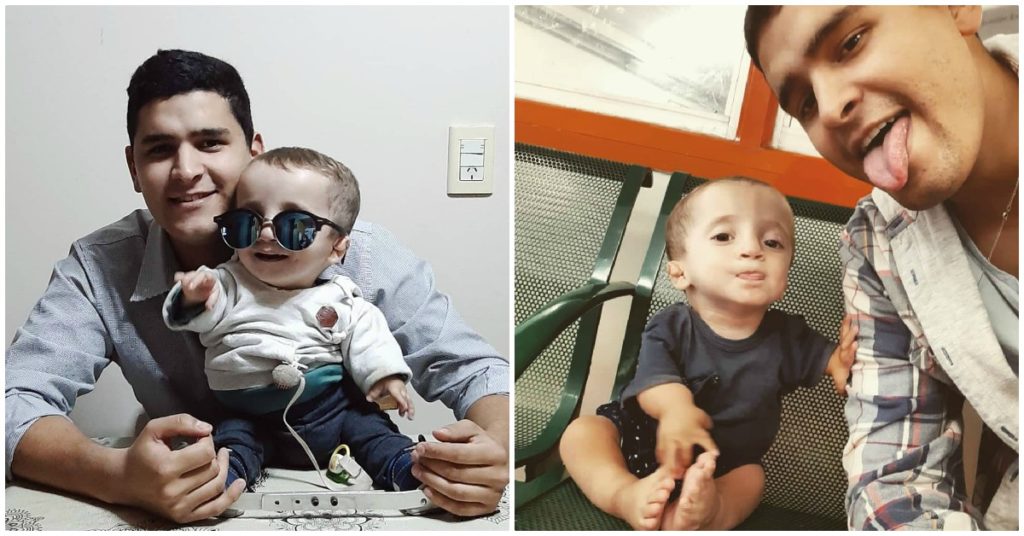 Valentino, el beb&eacute; con una rara enfermedad que mueve redes con su sonrisa